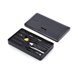 StarTech.com 40-Delige Computerreparatie Toolkit voor Laptop/PC/Electronica/Telefoon, 30-Bit Precisie Schroevendraaierset, Verwijderbaar Deksel met Magnetisch Werkvlak, Pry Tools