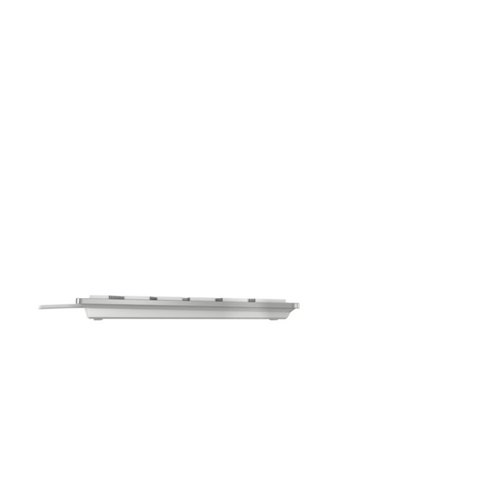 CHERRY KC 6000C FOR MAC toetsenbord Universeel USB QWERTY Amerikaans Engels Zilver