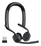 SHOKZ OpenMeet2 UC Headset Draadloos Open-ear Kantoor/callcenter Bluetooth Zwart