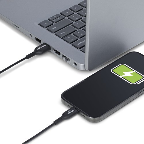 StarTech.com 4m USB-A naar USB-C Laadkabel, USB-A naar USB Type-C Oplaadkabel, Opladen & Synchroniseren, Fast Charge 3A, USB 2.0 Data Transfer Kabel, TPE Mantel, Zwart