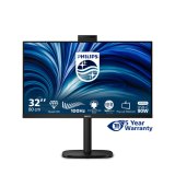 Philips 3000 series 32B2U3601H/00 computer monitor 80 cm (31.5") 2560 x 1440 Pixels Quad HD LCD Zwart
