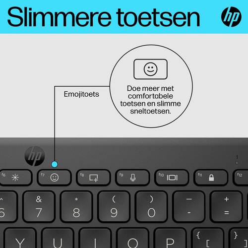 HP 350 Compact Multi-Device Bluetooth Keyboard