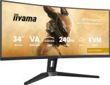 iiyama G-MASTER GCB3486WQSCP-B1 computer monitor 86,4 cm (34") 3440 x 1440 Pixels UltraWide Quad HD Zwart