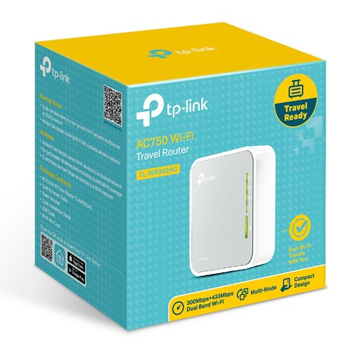 TP-Link TL-WR902AC draadloze router Fast Ethernet Dual-band (2.4 GHz / 5 GHz) 4G Wit