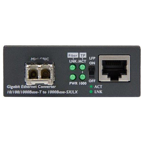 StarTech.com Gigabit ethernet glasvezel media converter 850nm MM LC 550m