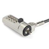 StarTech.com Laptop kabelslot - 4-cijfer combinatie slot - Wedge type