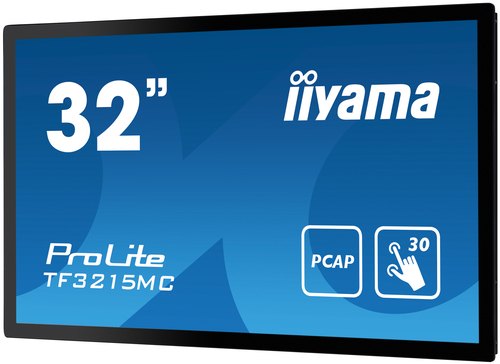 iiyama ProLite TF3215MC-B2 computer monitor 80 cm (31.5") 1920 x 1080 Pixels Full HD LED Touchscreen Kiosk Zwart