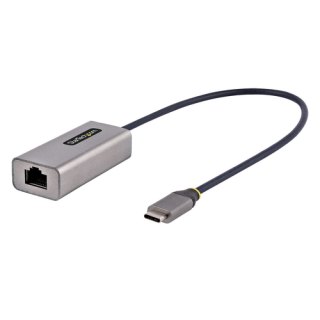 StarTech.com USB-C naar Ethernet Adapter, USB 3.0 naar Gigabit Ethernet Netwerk Adapter - 10/100/1000 Mbps, USB-C naar RJ45 Ethernet Adapter (GbE), 30cm Aangesloten Kabel, Driverless Installatie