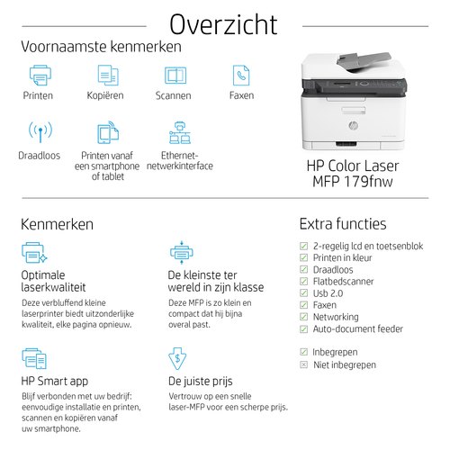 HP Color Laser MFP 179fnw