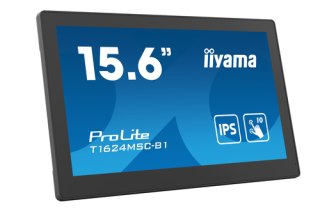 iiyama T1624MSC-B1 computer monitor 39,6 cm (15.6") 1920 x 1080 Pixels Full HD LED Touchscreen Zwart