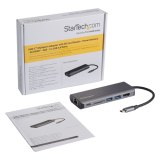 StarTech.com USB-C multiport adapter met SD kaartlezer - Power Delivery - 4K HDMI - GbE - 2 x USB 3.0 - USB-C hub - card reader - NIEUWE VERSIE BESCHIKBAAR DKT30CSDHPD3 (DKT30CSDHPD)