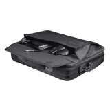 Trust Atlanta Laptop Tas 15,6 inch Eco - Laptop schoudertas – Voor laptops tot 15,6 inch – Gerecycled materiaal – Zwart