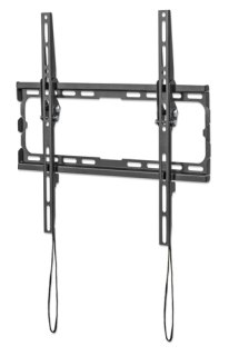 Manhattan Wandbeugel voor TV’s en monitoren (Kantelbaar), voor schermen 32"–55", VESA-compatibiliteit: van 200×200 tot 400×400 mm (controleer de afmetingen van de vier montagegaten aan de achterzijde), max 35 kg, zwart