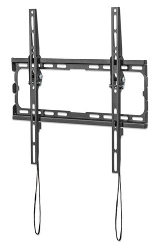 Manhattan Wandbeugel voor TV’s en monitoren (Kantelbaar), voor schermen 32"–55", VESA-compatibiliteit: van 200×200 tot 400×400 mm (controleer de afmetingen van de vier montagegaten aan de achterzijde), max 35 kg, zwart