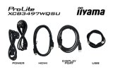 iiyama ProLite XCB3494WQSU-B1 computer monitor 86,4 cm (34") 3440 x 1440 Pixels UltraWide Quad HD LED Zwart