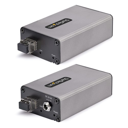 StarTech.com 2-Port USB 3.0 Extender over OM3 Multimode Glasvezel, LC/LC, 2x 5Gbps USB-A Hub, Bereik 350m, Duurzame Glasvezel USB Verlenger, Active Optical USB Extender