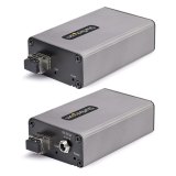 StarTech.com 2-Port USB 3.0 Extender over OM3 Multimode Glasvezel, LC/LC, 2x 5Gbps USB-A Hub, Bereik 350m, Duurzame Glasvezel USB Verlenger, Active Optical USB Extender