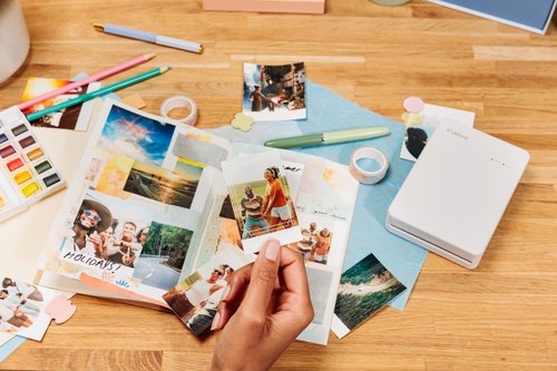 Canon SELPHY QX20 BK fotoprinter Verf-sublimatie 287 x 287 DPI 2.8" x 3.3" (7.2x8.5cm) Wifi