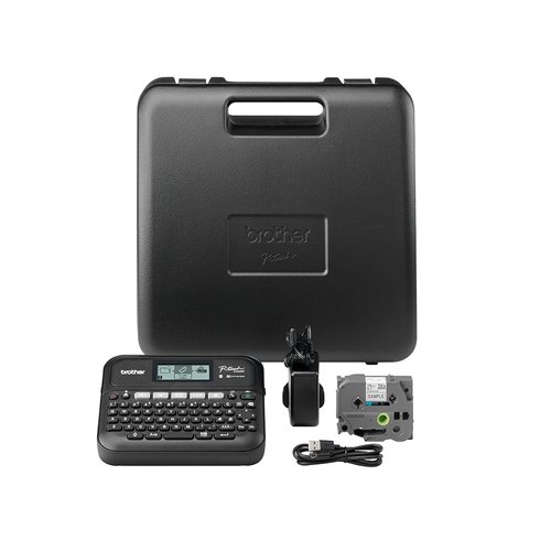 Brother PT-D460BTVP labelprinter Thermo transfer 180 x 180 DPI 30 mm/sec Bedraad en draadloos TZe Bluetooth QWERTY