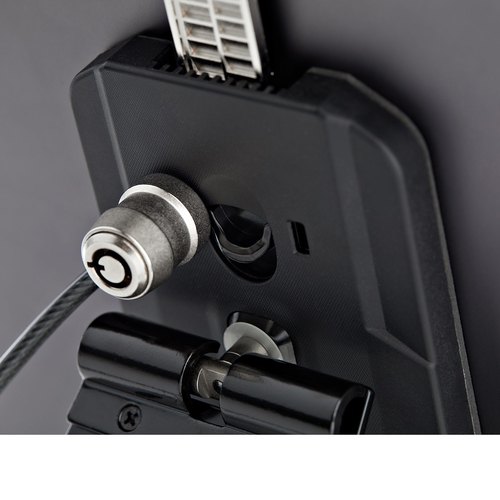 StarTech.com Beveiligde Tabletstandaard met K-Slot Kabelslot - Vergendelbare Tablethouder voor 7.9"-13" Tablets - Universele Verstelbare Tabletsteun voor Bureau - Anti-diefstal Tabel Stand