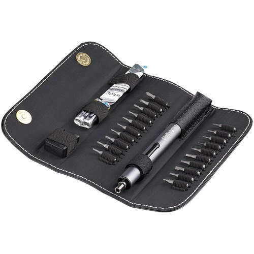 StarTech.com 20 Bit Elektrische Precisie Schroevendraaier Set - Mini Schroevendraaier op Batterij voor Laptop, Computer, Tablet, Telefoon & Electronica Reparatie - Magnetisch - Draadloos