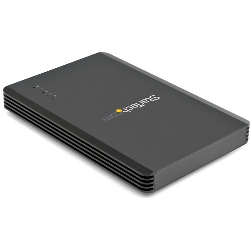 StarTech.com 4 Bay Thunderbolt 3 NVMe Behuizing voor M.2 NVMe SSD Drives, SSD M.2 Enclosure, 1x DisplayPort Video/ 2x TB3 Downstream Poorten, 40Gbps, 72W Power Supply, Externe Harde Schijf Behuizing