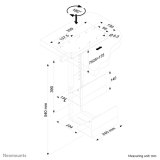 Neomounts CPU-D250BLACK CPU houder - draaibaar - max 30 kg - universeel