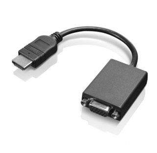 Lenovo HDMI / VGA 0,2 m Zwart