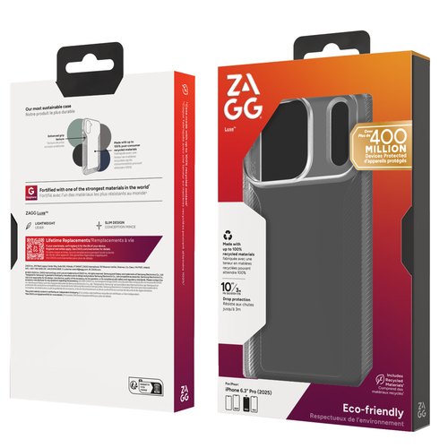 ZAGG Luxe mobiele telefoon behuizingen 16 cm (6.3") Hoes Transparant