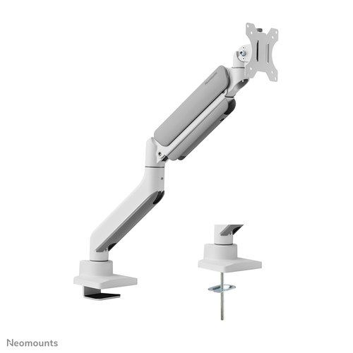 Neomounts DS70PLUS-450WH1 Monitorarm 17-49" - gasveer - Topfix - 180°-stop