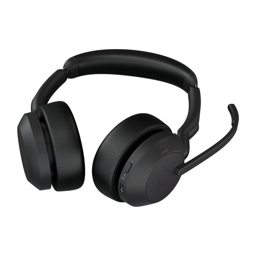 Jabra Evolve2 55 Headset Draadloos Hoofdband Kantoor/callcenter USB Type-C Bluetooth Oplaadhouder