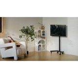 Manhattan Trolley voor TV’s en monitoren, voor schermen 13"–42", VESA-compatibiliteit: van 75x75 tot 200x200 mm (controleer de afmetingen van de vier montagegaten aan de achterzijde), max 20 kg, 6 hoogten, beugel