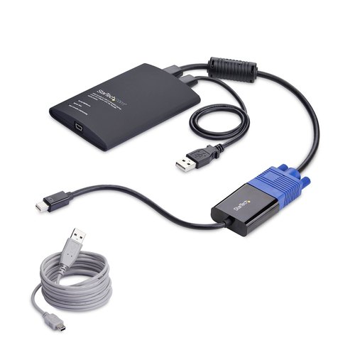 StarTech.com Draagbare Laptop Crash Cart Adapter, USB/VGA/Mini DisplayPort KVM Console, Bestandsoverdracht & Video-opname, Voor rack server/PC/ATM/kiosk, TAA