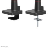 Neomounts DS70-256RD1 Gaming monitorarm 24-57" - gasveer - Topfix - 180°-stop