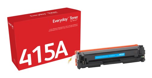 Everyday™ Cyaan Toner van Xerox is compatibel met HP 415A (W2031A), Standaard capaciteit