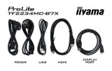 iiyama ProLite TF2234MC-B7X computer monitor 54,6 cm (21.5") 1920 x 1080 Pixels Full HD LED Touchscreen Multi-gebruiker Zwart