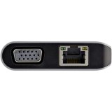 StarTech.com USB-C Multiport Adapter - USB-C Travel Dock met 4K HDMI of 1080p VGA - 3x USB 3.0 Hub, SD, GbE, Audio, 100W PD Pass-Through - Mini Docking Station voor Laptop/Tablet
