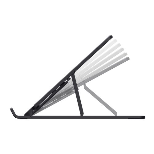 Trust Primo Laptop- en Tabletstandaard - Verstelbare standaard – Voor apparaten tot 16 inch – Opvouwbaar – Grijs