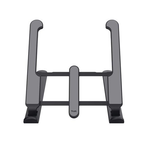 Trust Primo Laptop- en Tabletstandaard - Verstelbare standaard – Voor apparaten tot 16 inch – Opvouwbaar – Grijs