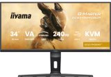 iiyama G-MASTER GCB3486WQSCP-B1 computer monitor 86,4 cm (34") 3440 x 1440 Pixels UltraWide Quad HD Zwart
