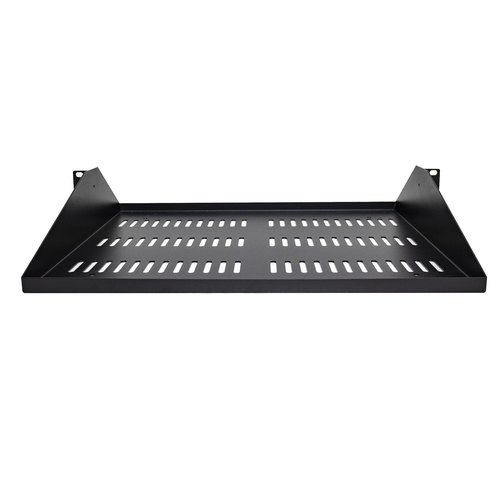 StarTech.com 2U Rack Shelf - Universele Geventileerde 19 inch Server Rack Plank/Lade voor AV/Data/Netwerk Apparatuur – Cantilever/Uitkragende Ligger – Duurzaam Ontwerp – Max. 91kg - Diepte 35 cm (14”)