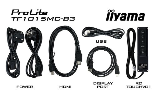 iiyama TF1015MC-B3 computer monitor 25,6 cm (10.1") 1280 x 800 Pixels HD LED Touchscreen Zwart