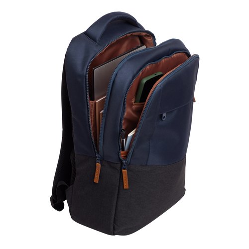 Trust Lisboa Rugzak 16 inch - Laptoprugzak – Voor laptops tot 16 inch – Gerecycled polyester – Blauw