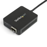 StarTech.com USB 3.0 naar Glasvezel Converter - Compacte USB naar Open SFP Adapter - USB naar Gigabit Netwerk Adapter - USB 3.0 Fiber Optic Adapter Multi Mode(MMF)/Single Mode Fiber(SMF)