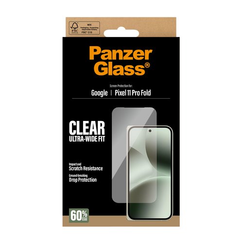 PanzerGlass ® Front Screen Protector Google Pixel 11 Pro Fold Doorzichtige schermbeschermer 1 stuk(s)