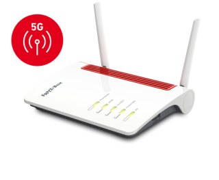 Box 6850 5G draadloze router Gigabit Ethernet Dual-band (2.4 GHz / 5 GHz) Wit