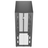 Vertiv VR3350 rack 42U Vrijstaande rek Zwart, Transparant