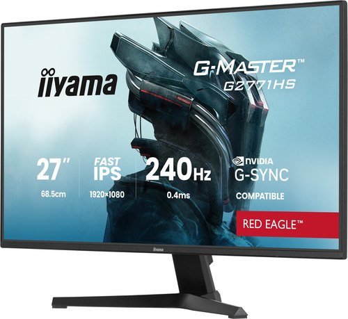 iiyama G-MASTER G2771HS-B1 computer monitor 68,6 cm (27") 1920 x 1080 Pixels Full HD Zwart