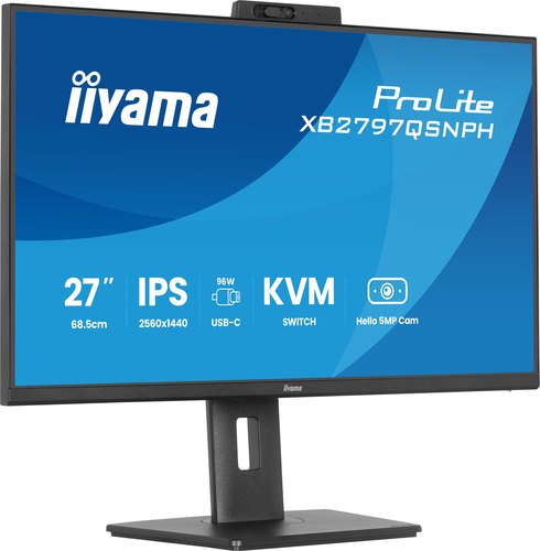 iiyama ProLite XB2797QSNPH-B1 computer monitor 68,6 cm (27") 2560 x 1440 Pixels Quad HD LED Zwart