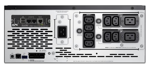 APC Smart-UPS X SMX3000HVNC - 3000VA, 8x C13, 2x C19 uitgang, USB, uitbreidbare runtime, short depth, NMC
